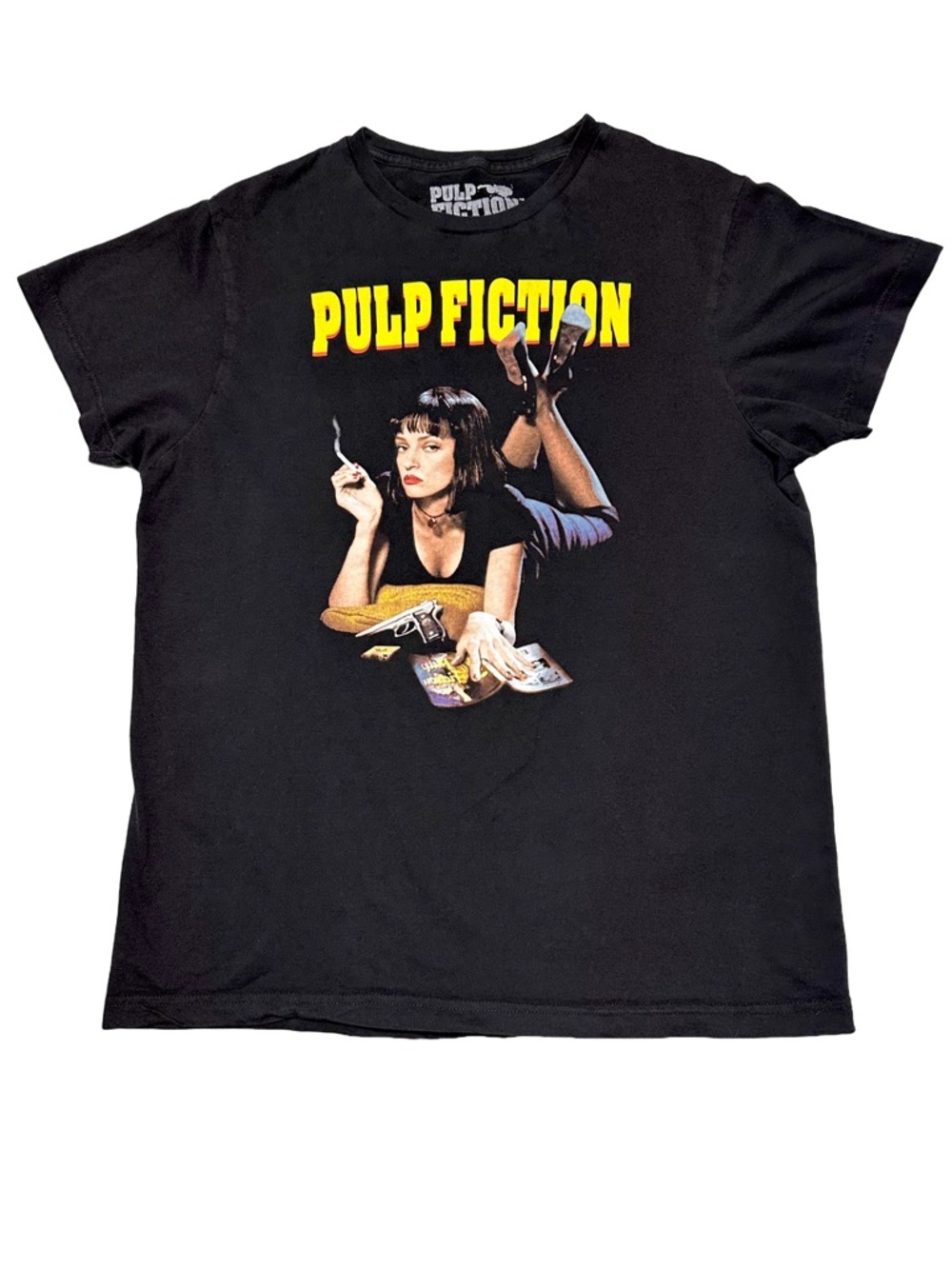 Pulp Fiction Mia Wallace Graphic Tee Movie Streetwear Grunge Y2K